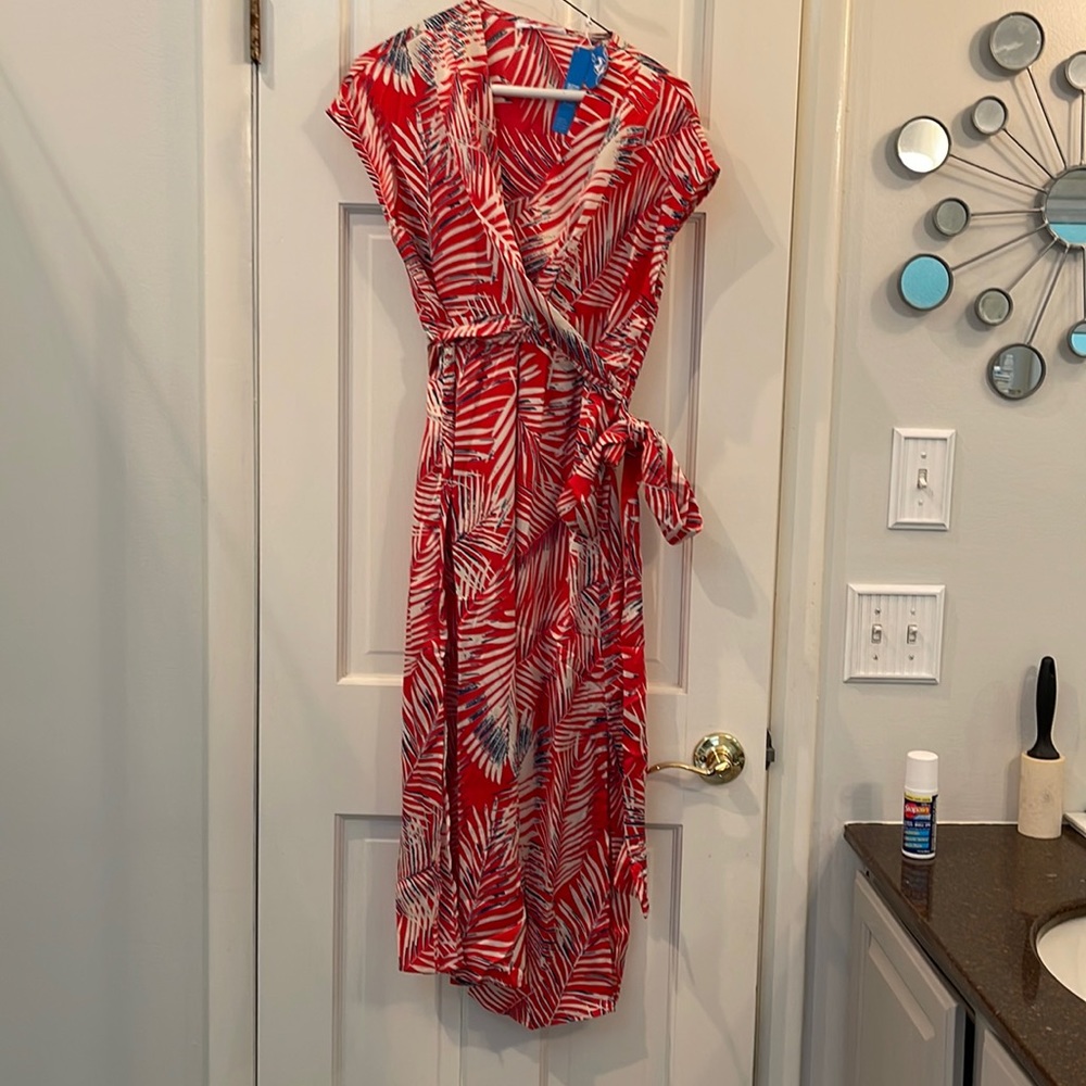 XS Long dress wrap and tie with tags never worn